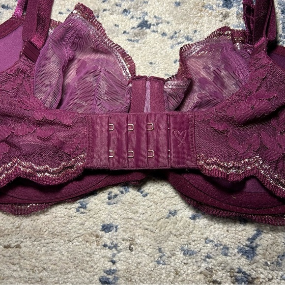 Victoria’s Secret Dream Angels Push-Up without Padding Purple & Gold Bra 34D - Picture 5 of 8